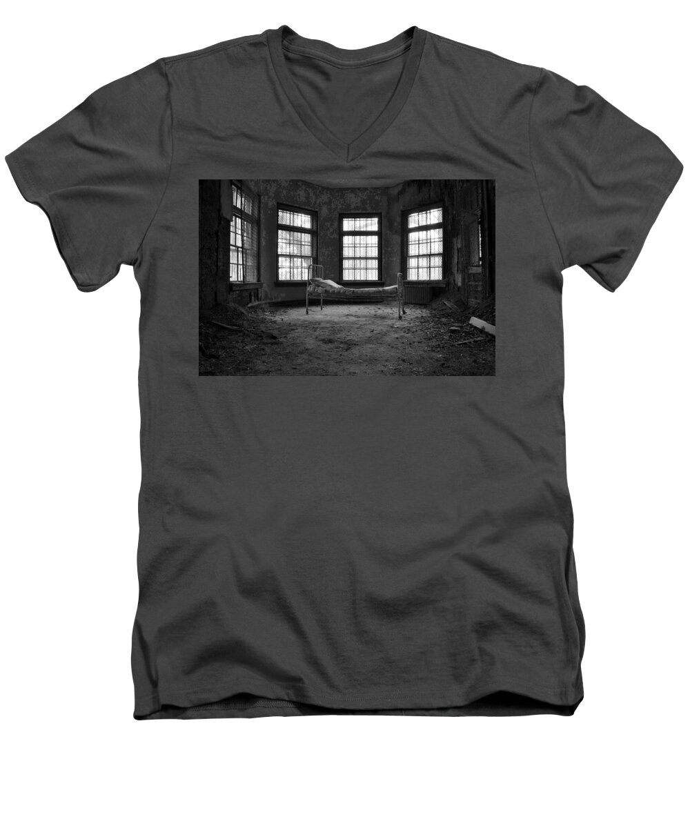 Bed Men's V-Neck T-Shirt featuring the photograph It's All in Your Head by Luke Moore