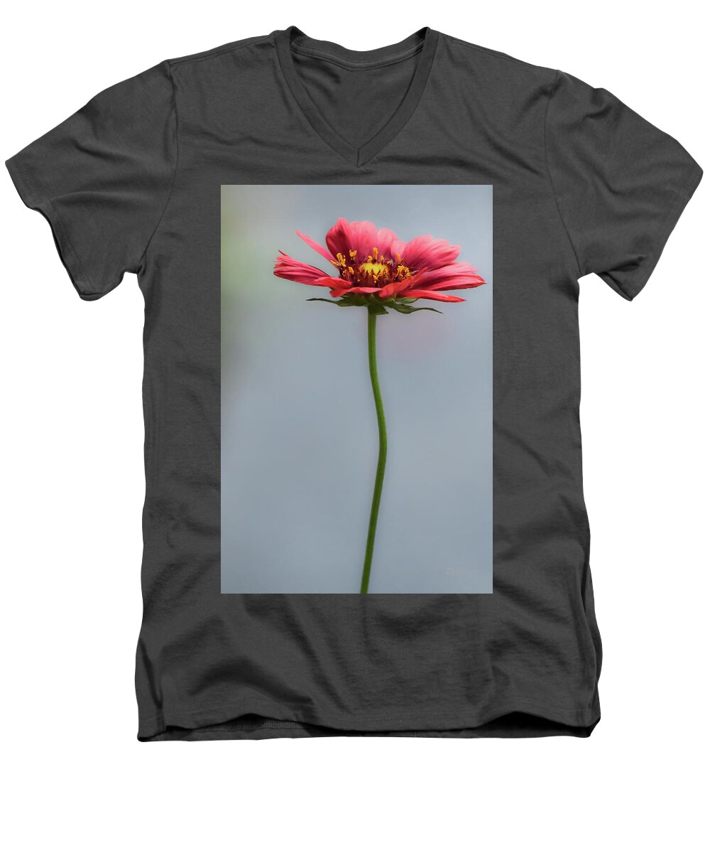 Mum Men's V-Neck T-Shirt featuring the photograph Just For You by Deborah Crew-Johnson