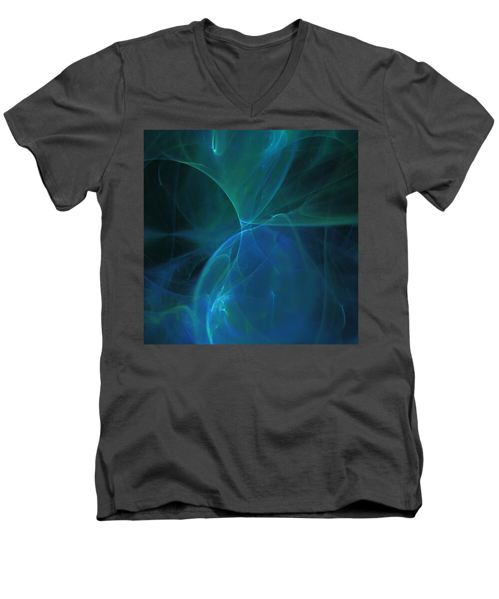 Art Men's V-Neck T-Shirt featuring the digital art Just What I Needed by Jeff Iverson