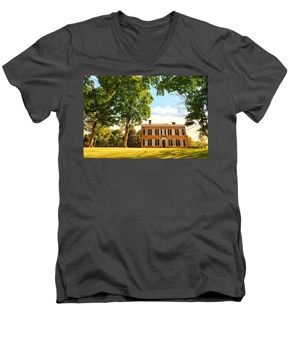 Kentucky Men's V-Neck T-Shirt featuring the photograph Kentucky Home by Joseph Caban