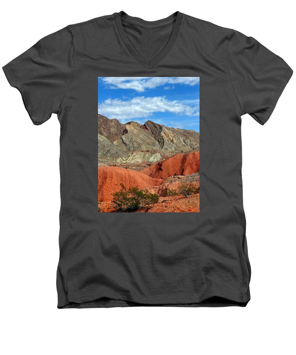 Lake Mead National Recreation Area Men's V-Neck T-Shirt featuring the photograph Lake Mead NRA 21 by JustJeffAz Photography