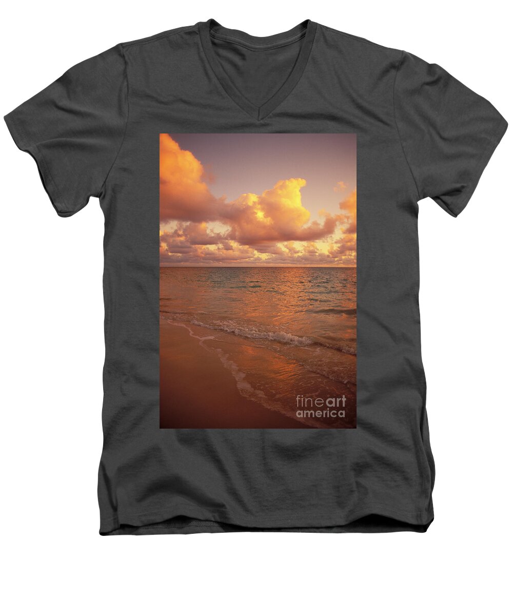 Afternoon Men's V-Neck T-Shirt featuring the photograph Late Afternoon by Dana Edmunds - Printscapes