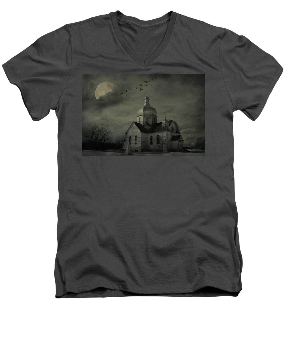 Jerry Cordeiro Photographs Men's V-Neck T-Shirt featuring the photograph Mannerisms Of Midnight by J C