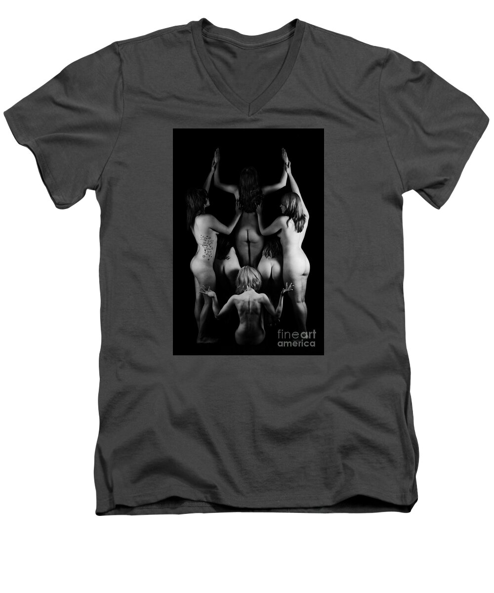 Artistic Photographs Men's V-Neck T-Shirt featuring the photograph Need I Say What by Robert WK Clark