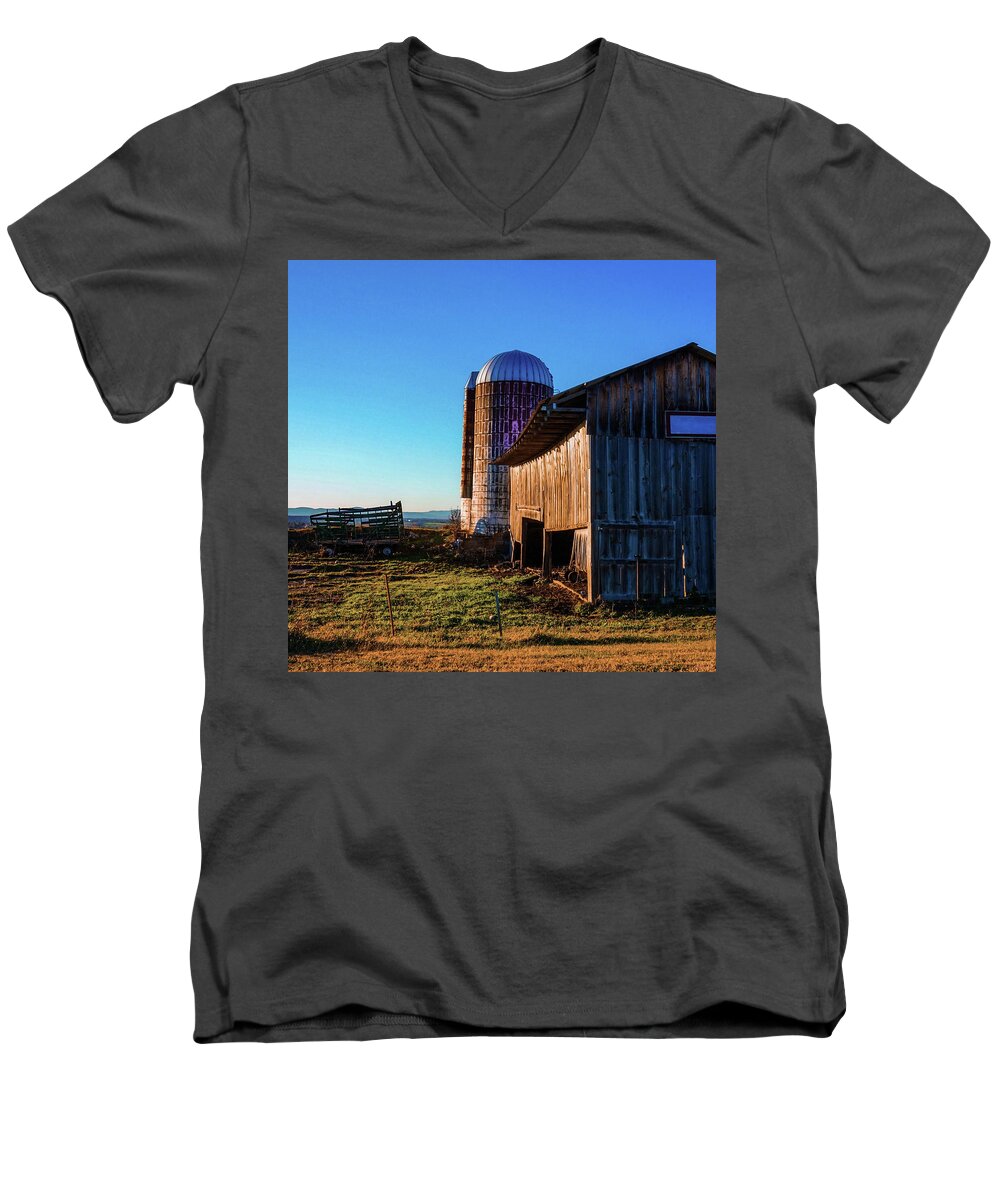  Men's V-Neck T-Shirt featuring the photograph On a Clear Day by Kendall McKernon