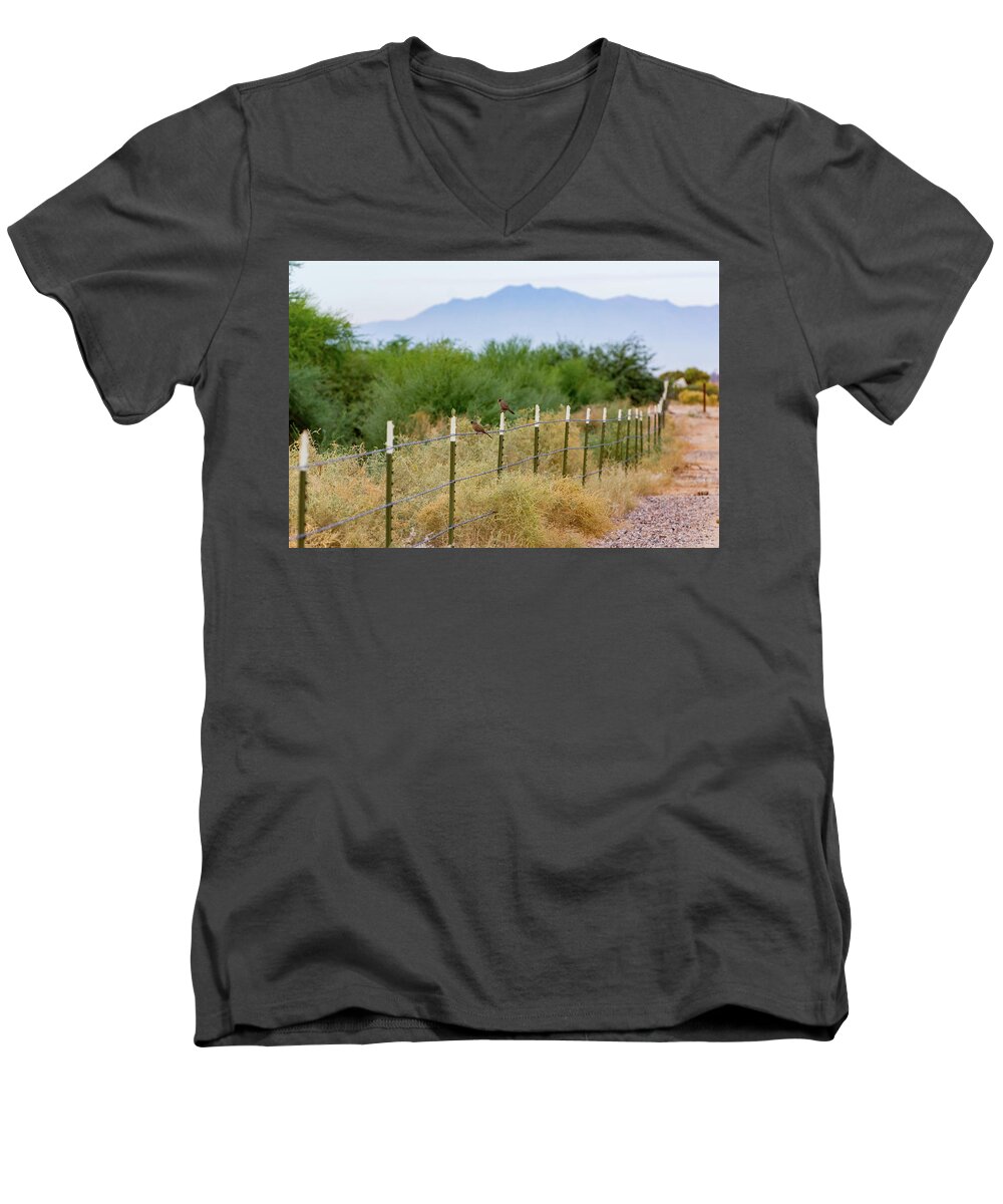 Perspective Men's V-Neck T-Shirt featuring the photograph Perspective by Douglas Killourie