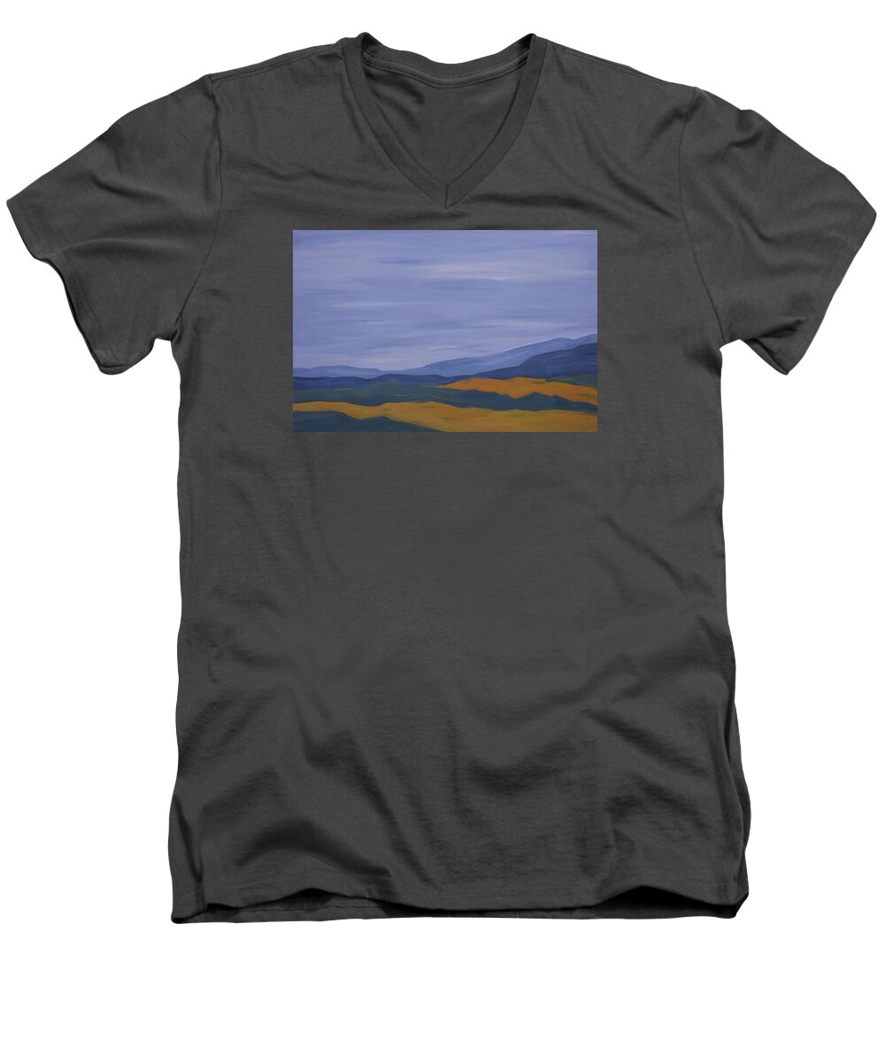 Northern California Men's V-Neck T-Shirt featuring the photograph Pescadero Coast by John Farley