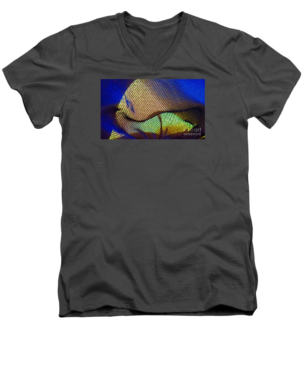  Men's V-Neck T-Shirt featuring the photograph Shark? Dolphin? by David Frederick