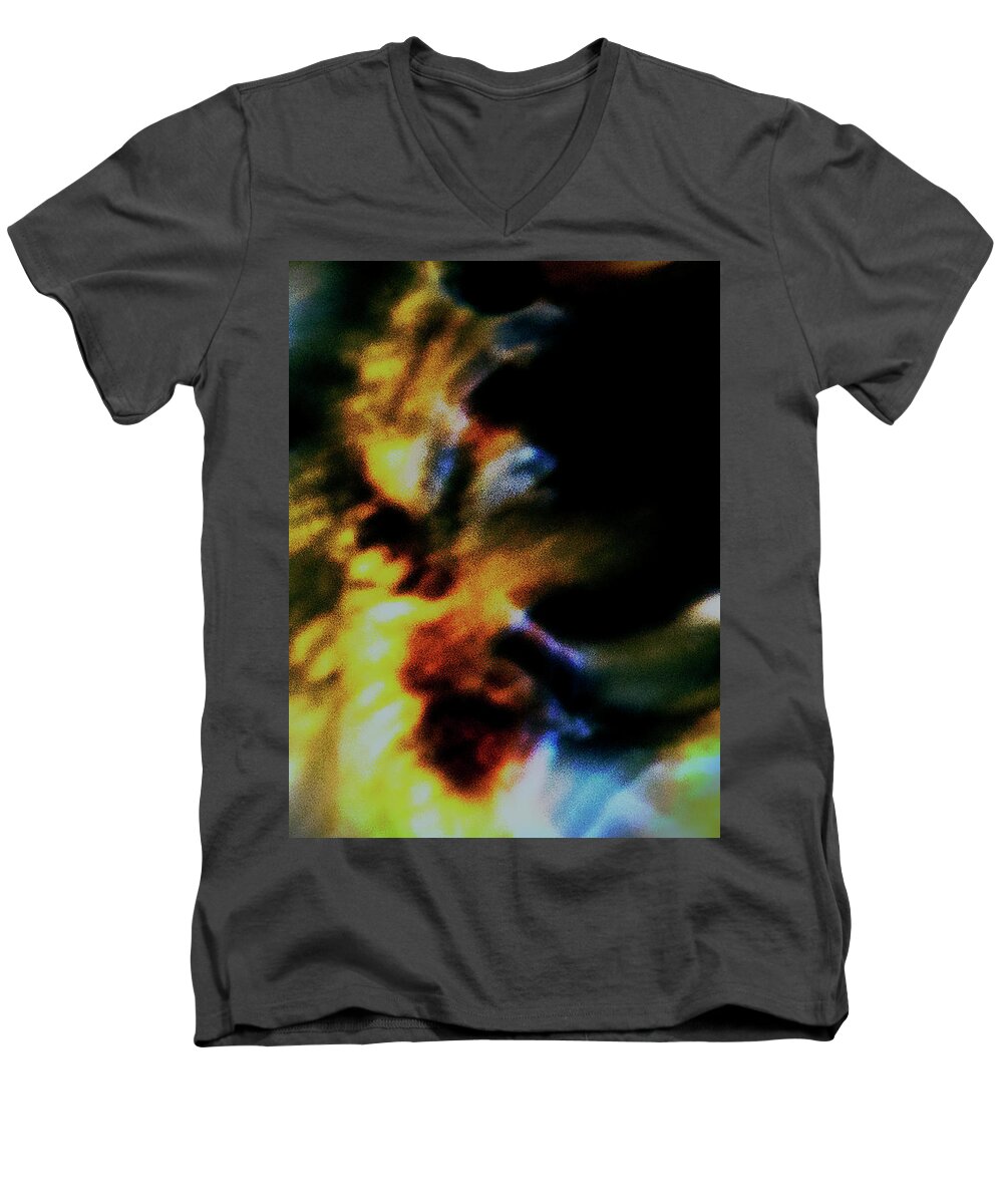 Shell Men's V-Neck T-Shirt featuring the photograph Shell Dancing by Gina O'Brien