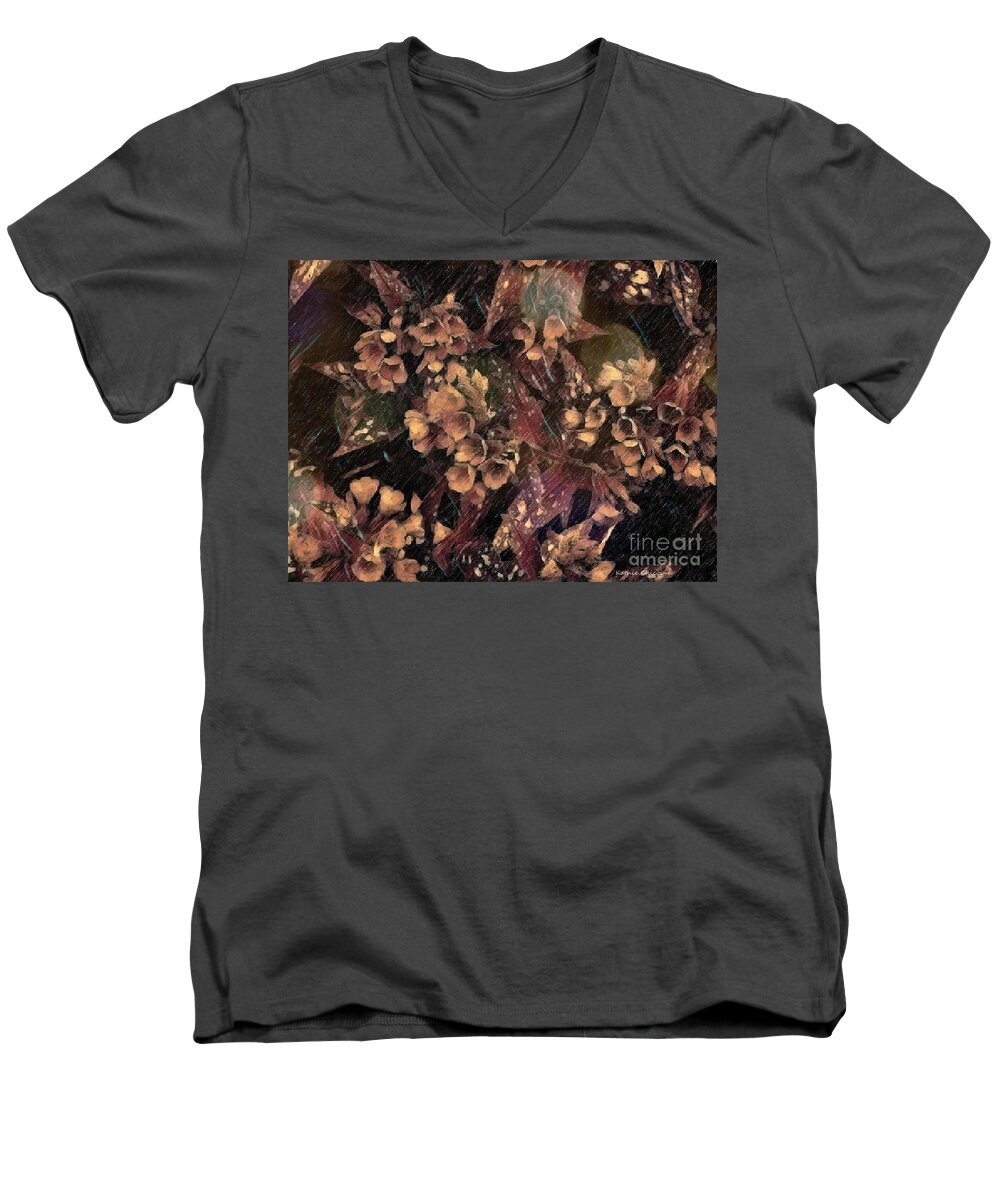 Photography Men's V-Neck T-Shirt featuring the photograph Shining through the Darkness by Kathie Chicoine