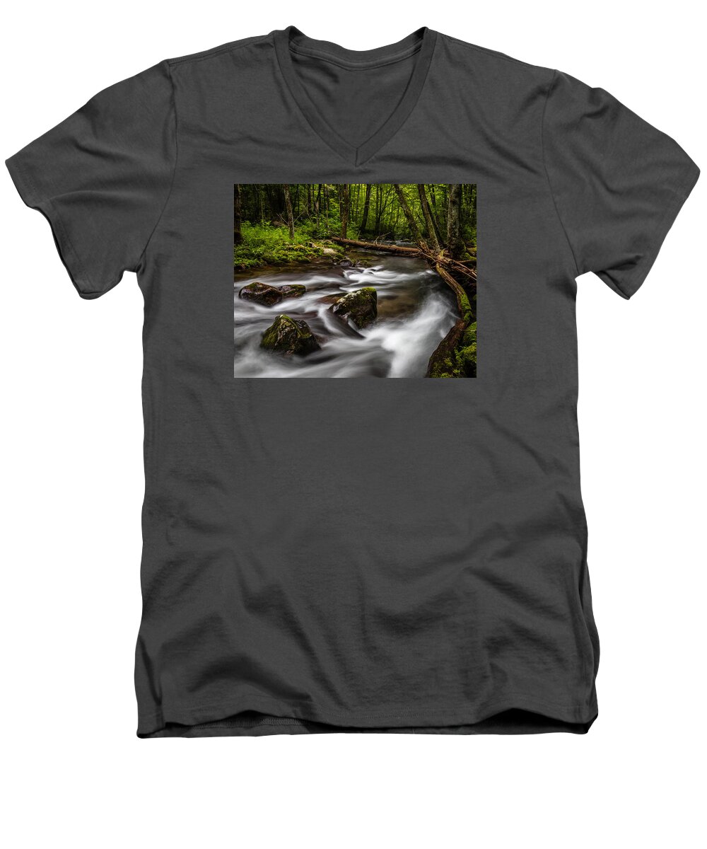Amazing Men's V-Neck T-Shirt featuring the photograph Silky Smooth by Gary Migues