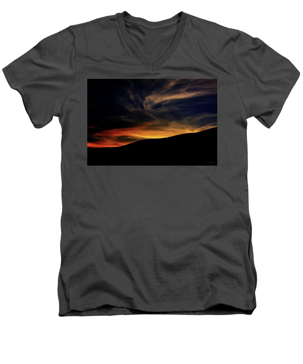 Spectacular Men's V-Neck T-Shirt featuring the photograph Simplicity by Brian Gustafson