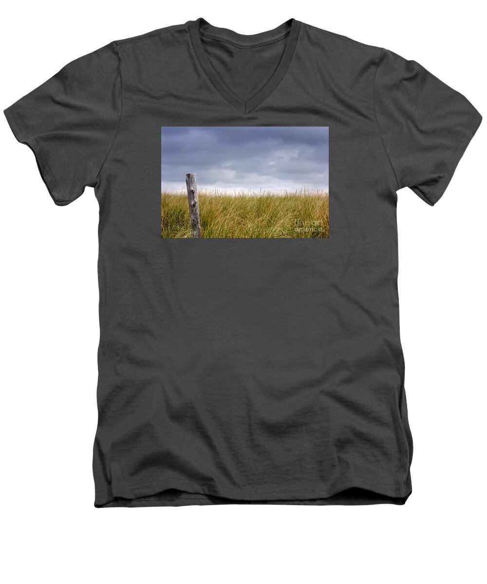New Jersey Men's V-Neck T-Shirt featuring the photograph That That same small town in each of us by Dana DiPasquale