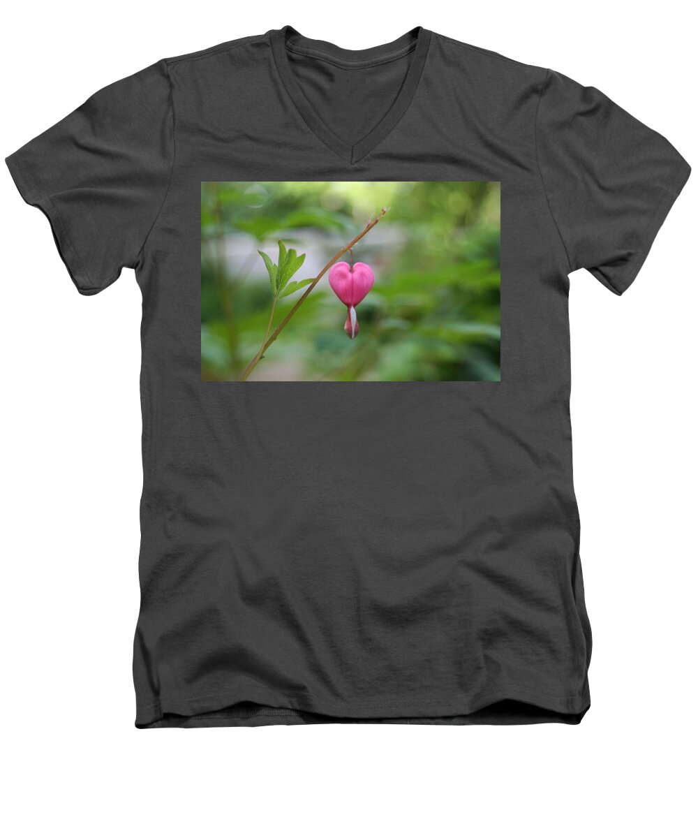 Photography Men's V-Neck T-Shirt featuring the digital art Take My Heart by Barbara S Nickerson