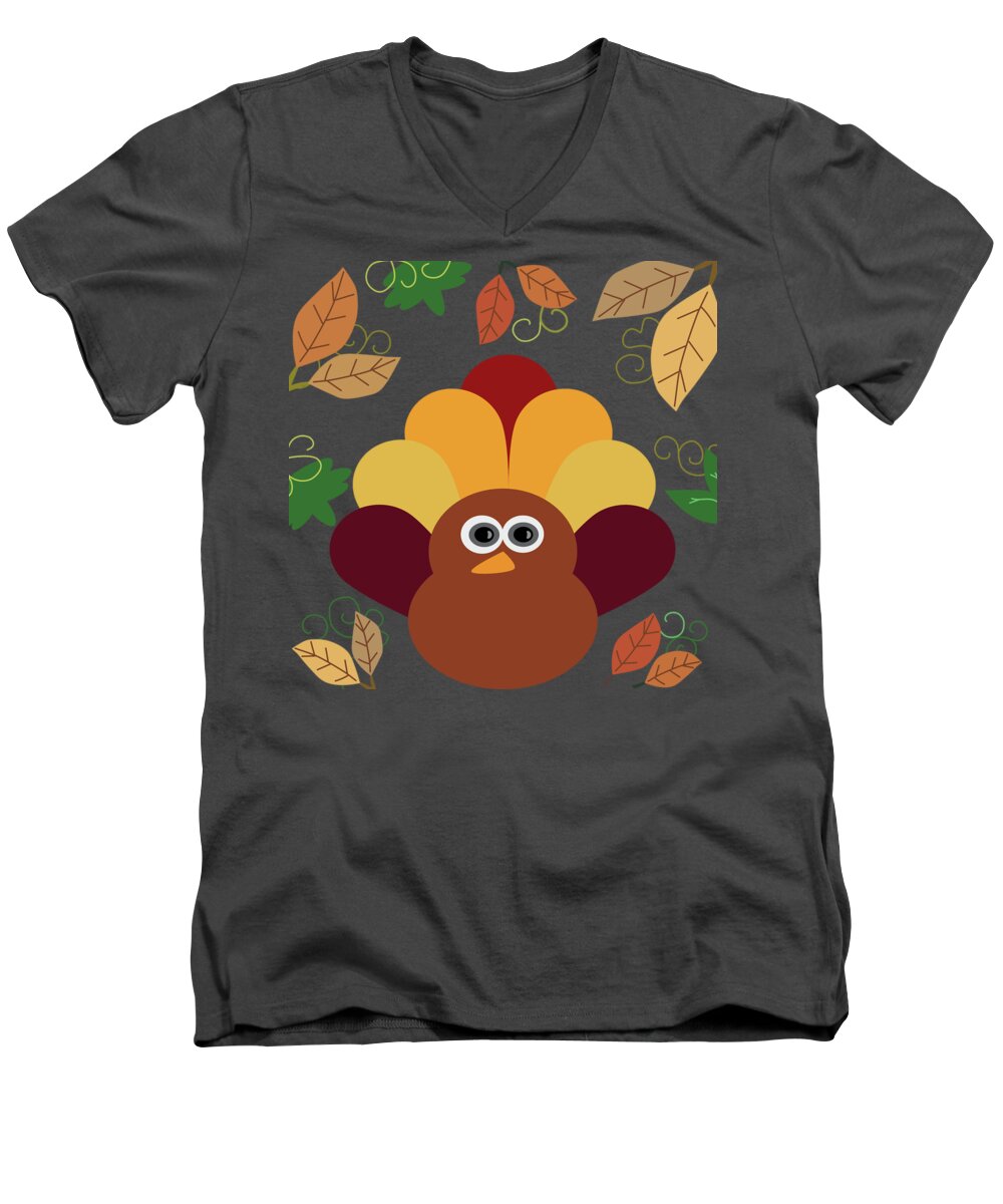 Thanksgiving Turkey Men's V-Neck T-Shirt featuring the photograph Thanksgiving Turkey by UMe images