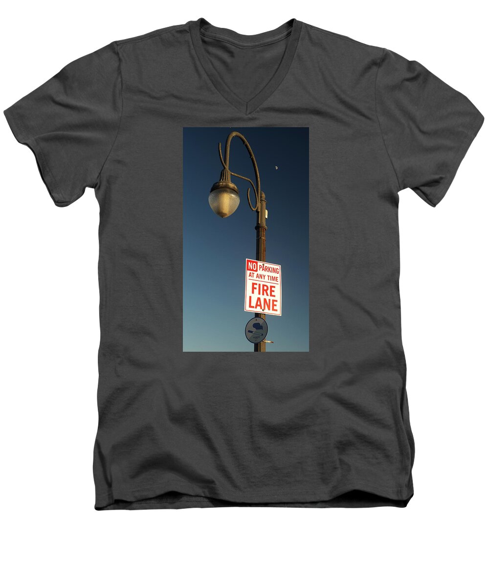 No Men's V-Neck T-Shirt featuring the photograph The Land of No by George Taylor