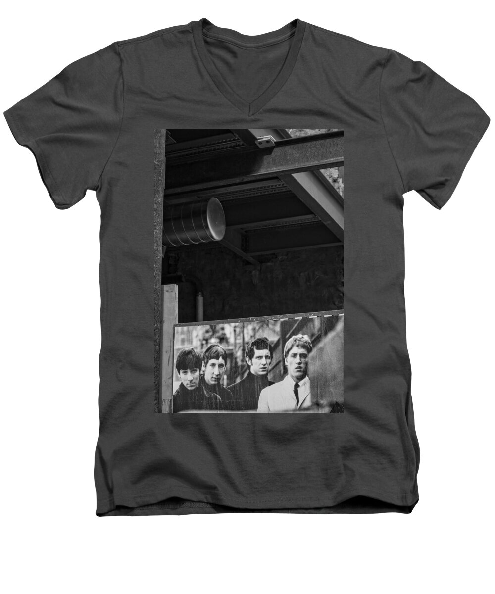 The Who Men's V-Neck T-Shirt featuring the photograph The Who by Bob Estremera