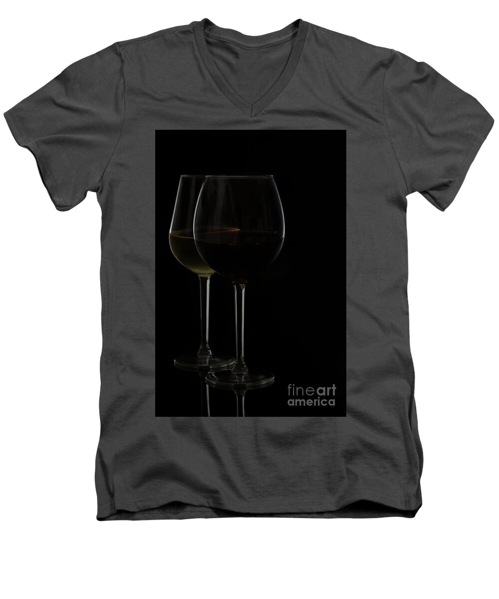 Wine Men's V-Neck T-Shirt featuring the photograph Want Some Wine? by Anastasy Yarmolovich