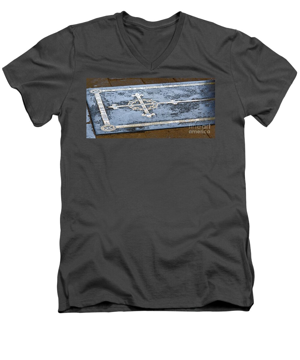 Wells Cathedral Men's V-Neck T-Shirt featuring the photograph Wells Cathedral tomb by Colin Rayner