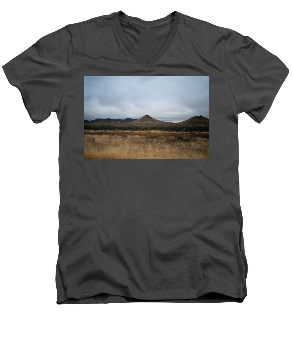 West Texas Horizon Men's V-Neck T-Shirt featuring the photograph West Texas #2 by David Chasey