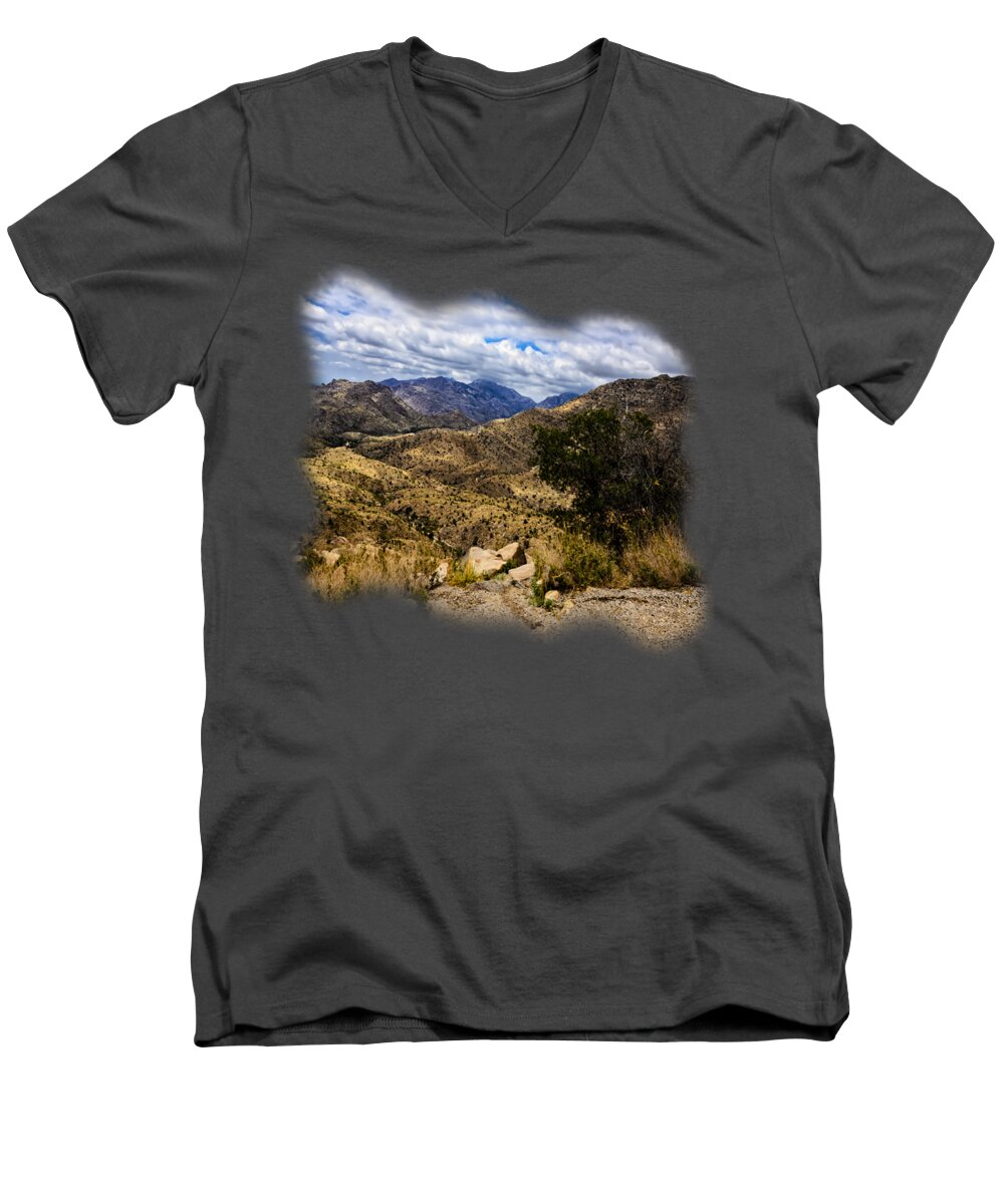 Arizona Men's V-Neck T-Shirt featuring the photograph Windy Point No.15 by Mark Myhaver