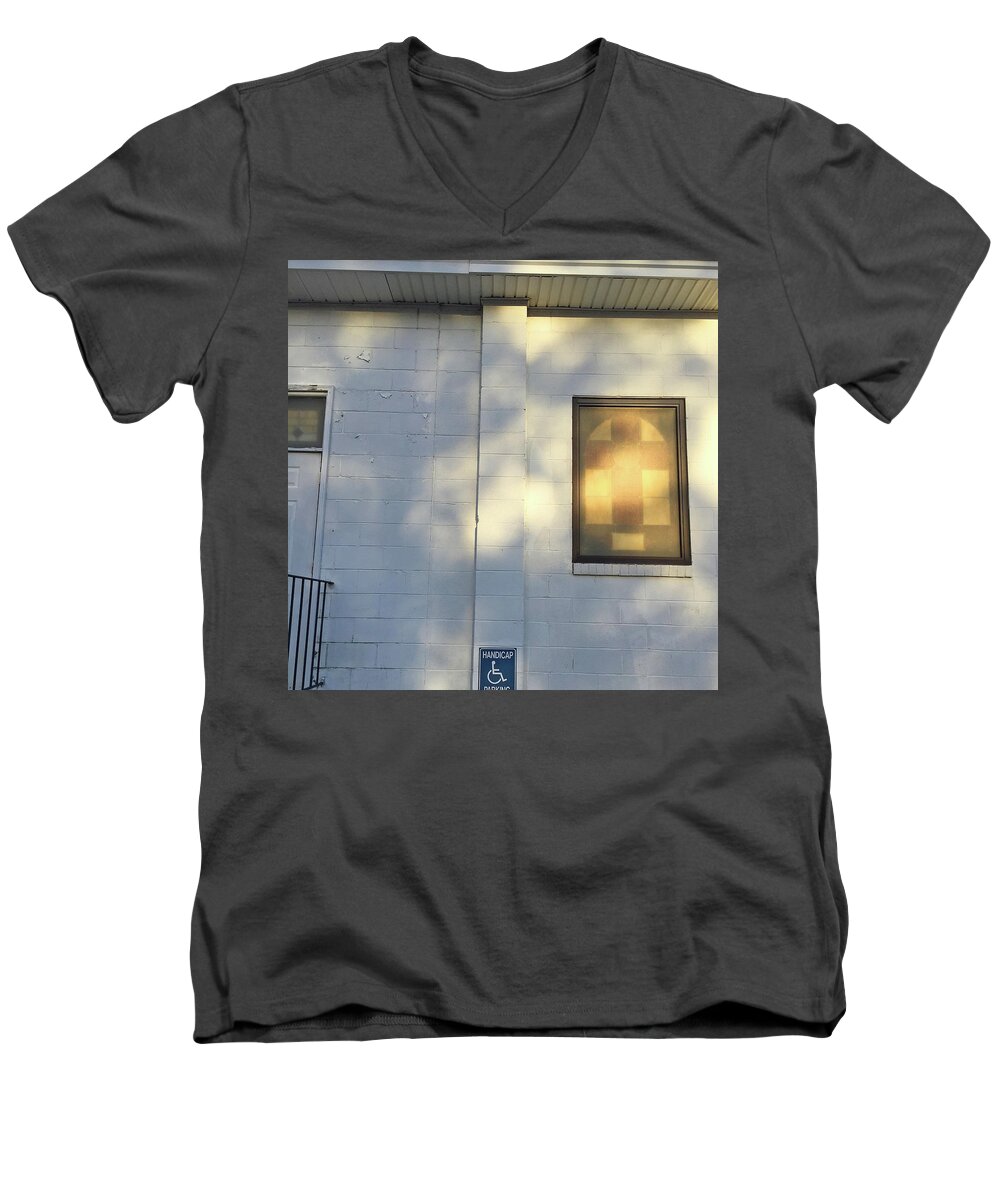 Christmas Men's V-Neck T-Shirt featuring the photograph Christmas Angels #1 by Matthew Seufer