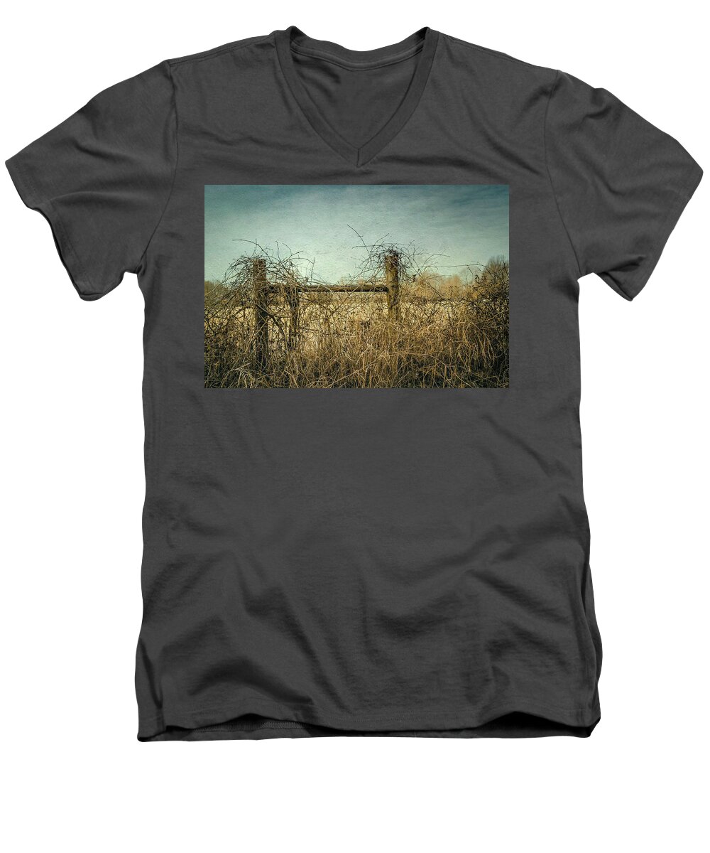 Faded Men's V-Neck T-Shirt featuring the photograph Faded Beauty #1 by Allin Sorenson