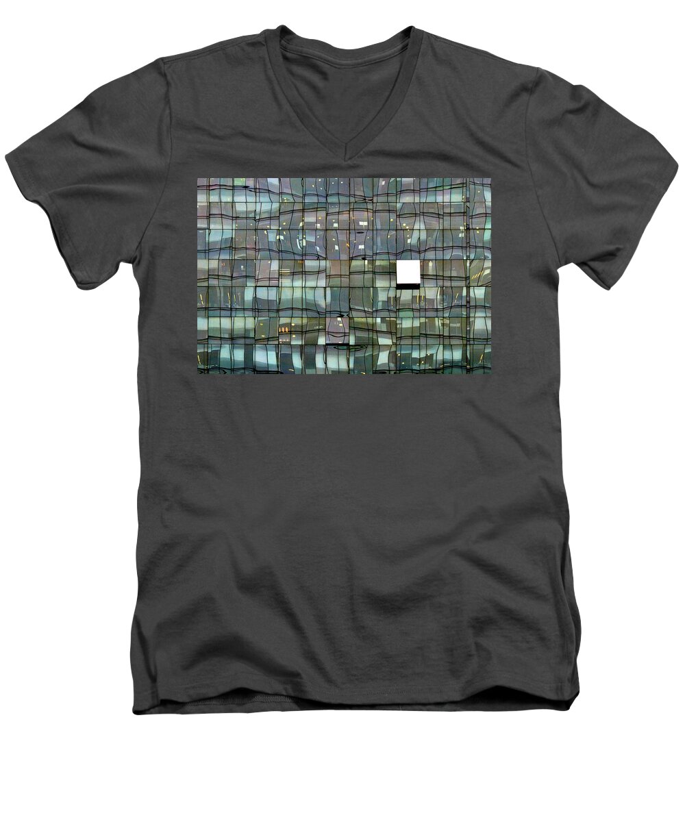 Urban Men's V-Neck T-Shirt featuring the photograph Abstritecture 6 by Stuart Allen