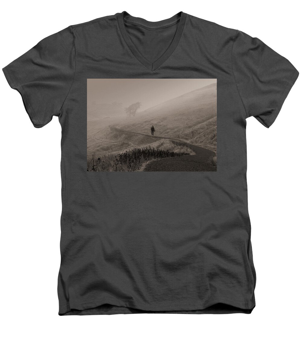 Dreamscape Men's V-Neck T-Shirt featuring the photograph Free like the wind by Alessandra RC