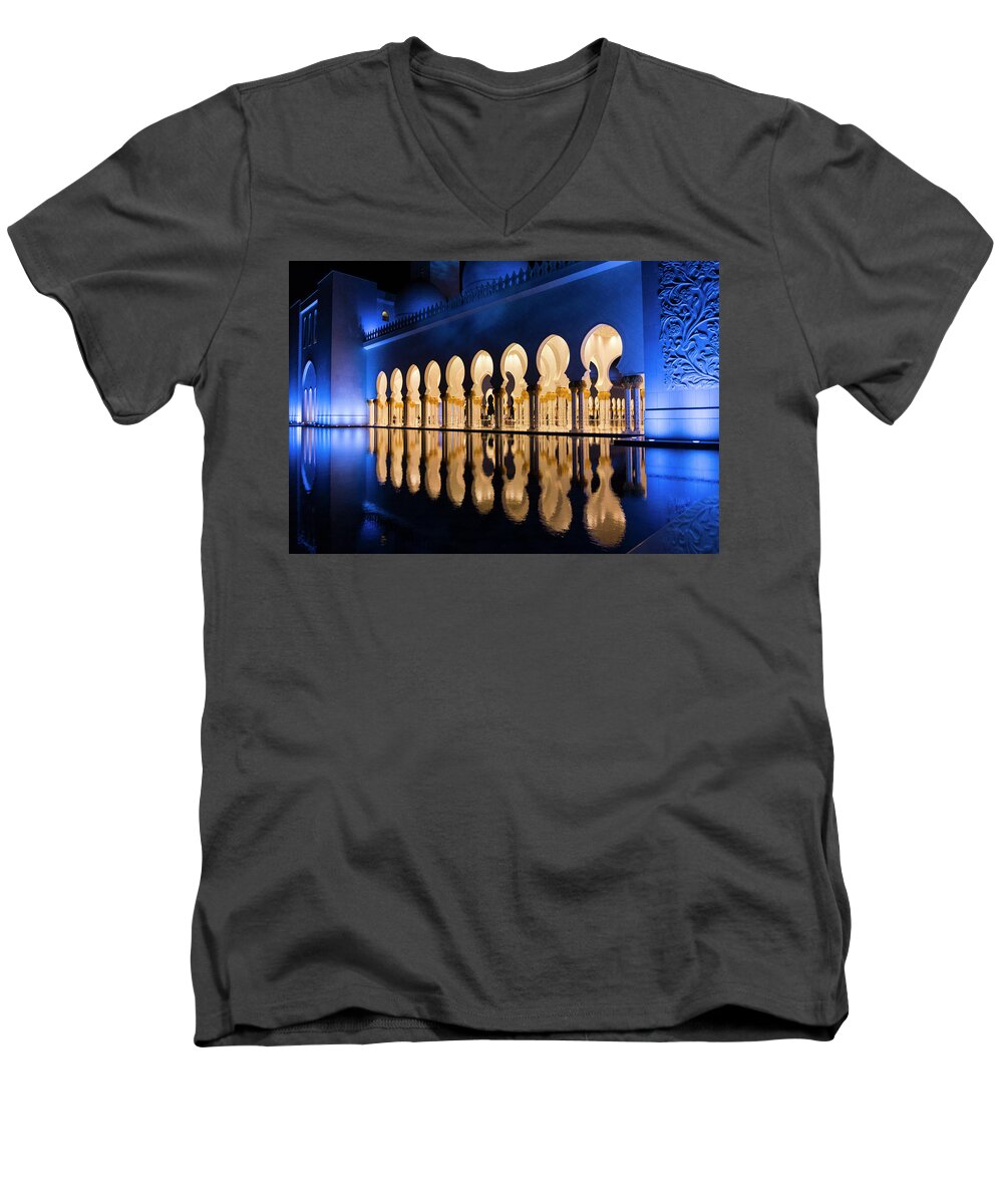 Outside Men's V-Neck T-Shirt featuring the photograph From the Outside In by Alex Lapidus