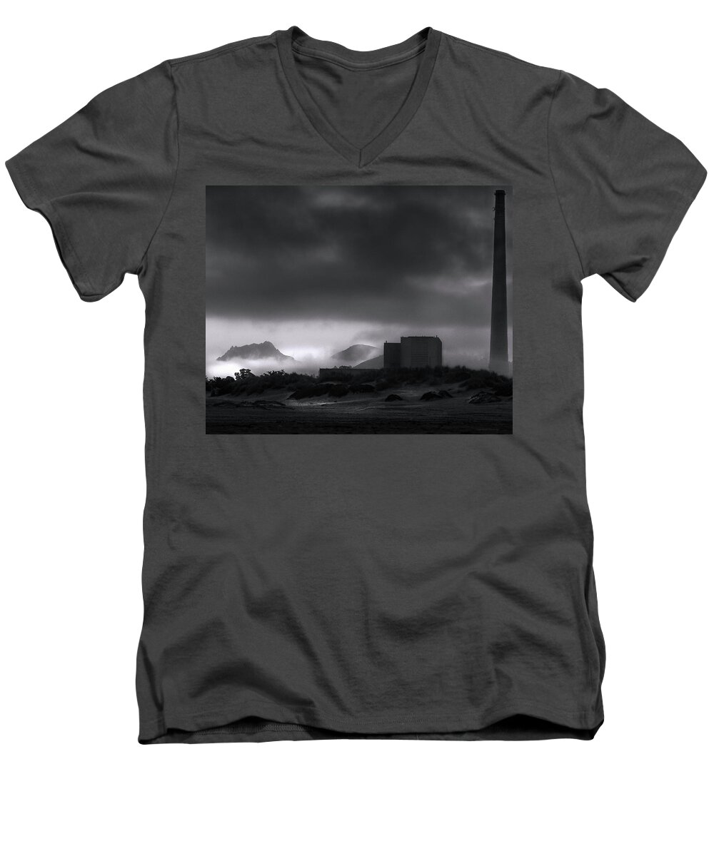 Hike Men's V-Neck T-Shirt featuring the photograph It's Out There by Denise Dube