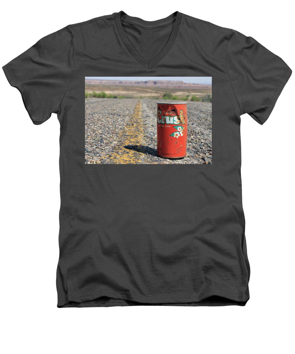 Antique Men's V-Neck T-Shirt featuring the photograph Orange Crush Utah by Jonathan Thompson