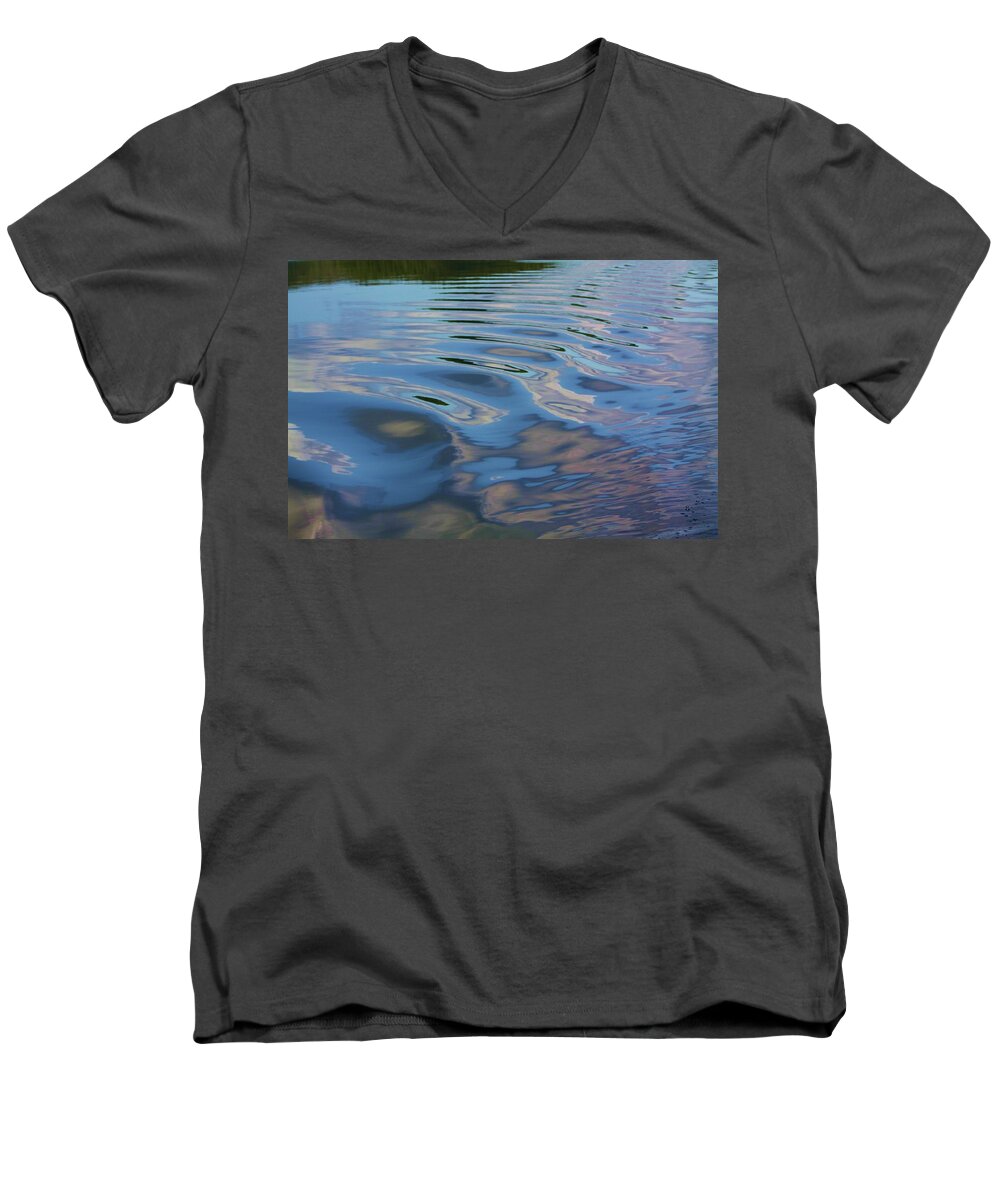 Water Men's V-Neck T-Shirt featuring the photograph Passing by by Fred Bailey