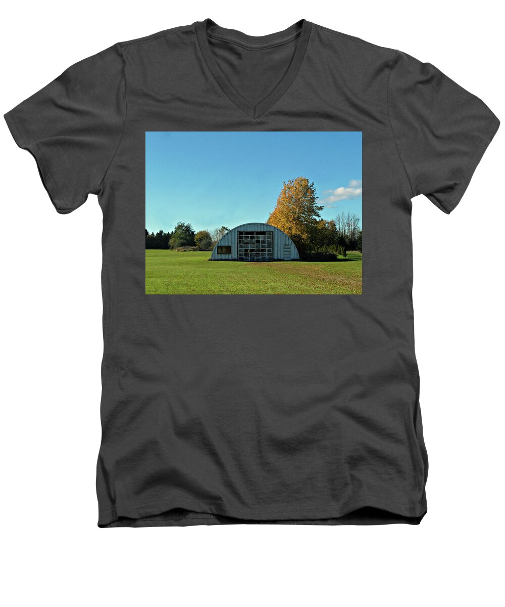 The Forgotten One Men's V-Neck T-Shirt featuring the photograph The Forgotten One by Cyryn Fyrcyd