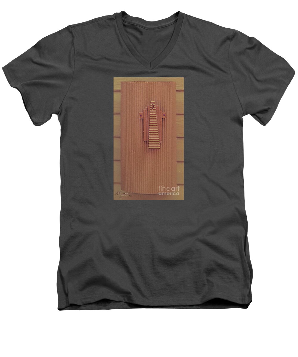 Jesus Christ Men's V-Neck T-Shirt featuring the digital art Jesus #1 by Art Mantia