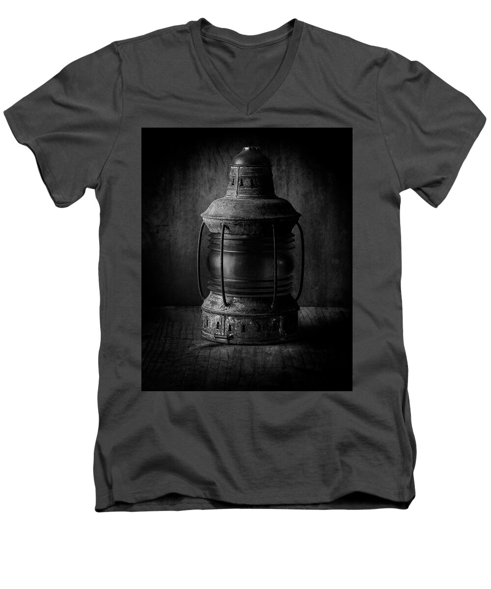 Fine Art Photography Men's V-Neck T-Shirt featuring the photograph Marine Lantern #1 by Reynaldo Williams