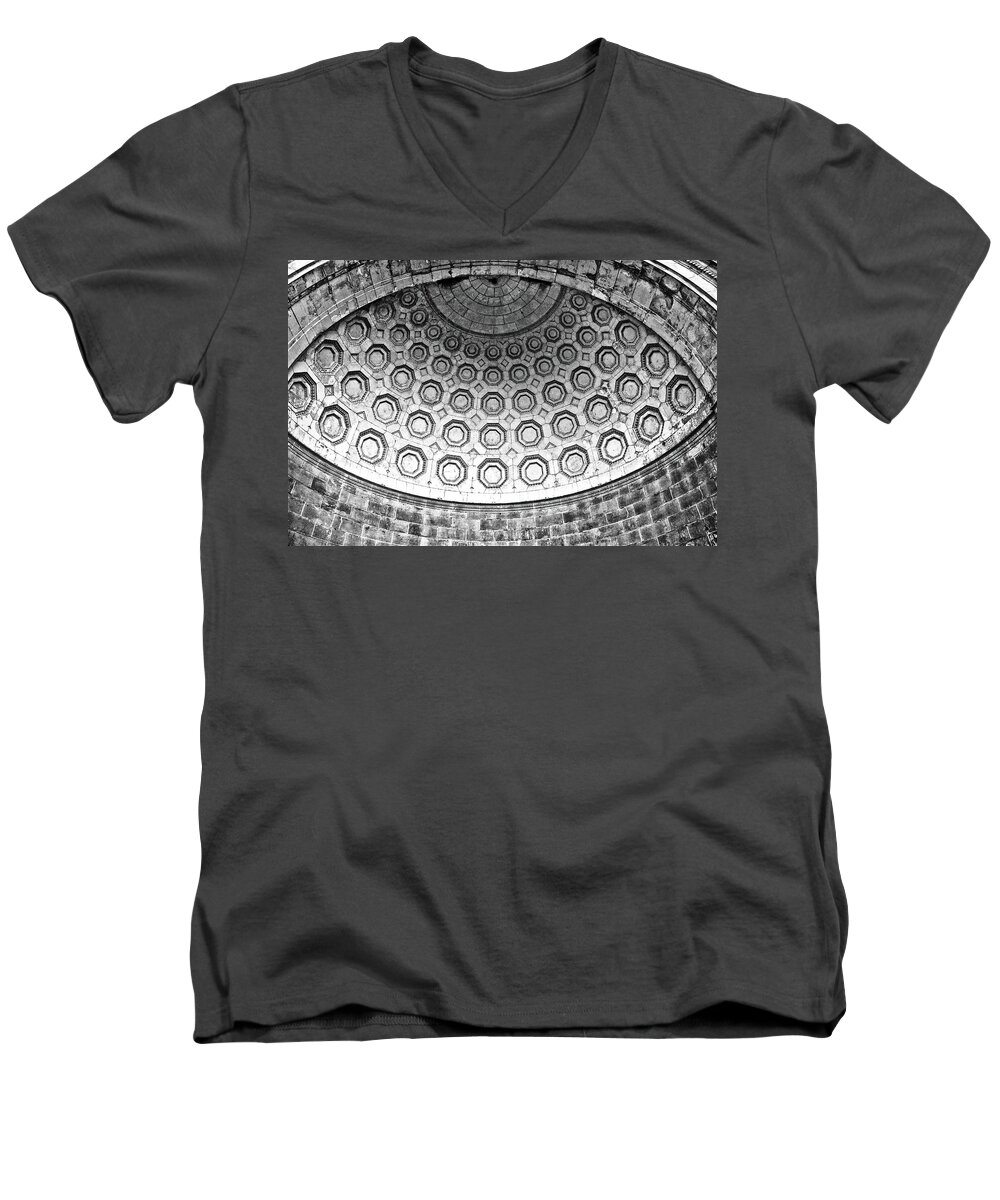  Men's V-Neck T-Shirt featuring the photograph Bandshell by Bob Estremera