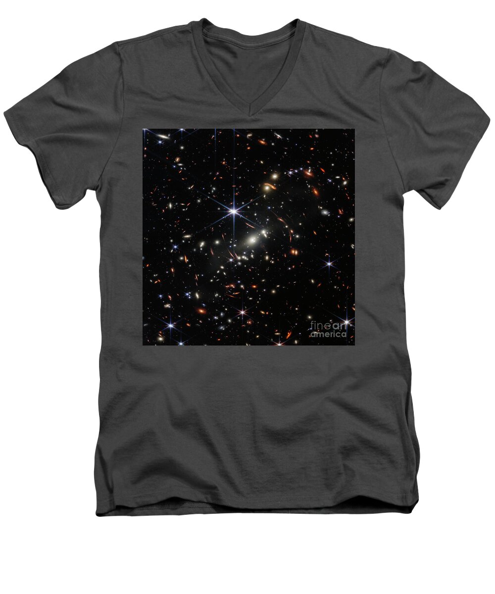 1st Men's V-Neck T-Shirt featuring the photograph C056/2181 by Science Photo Library