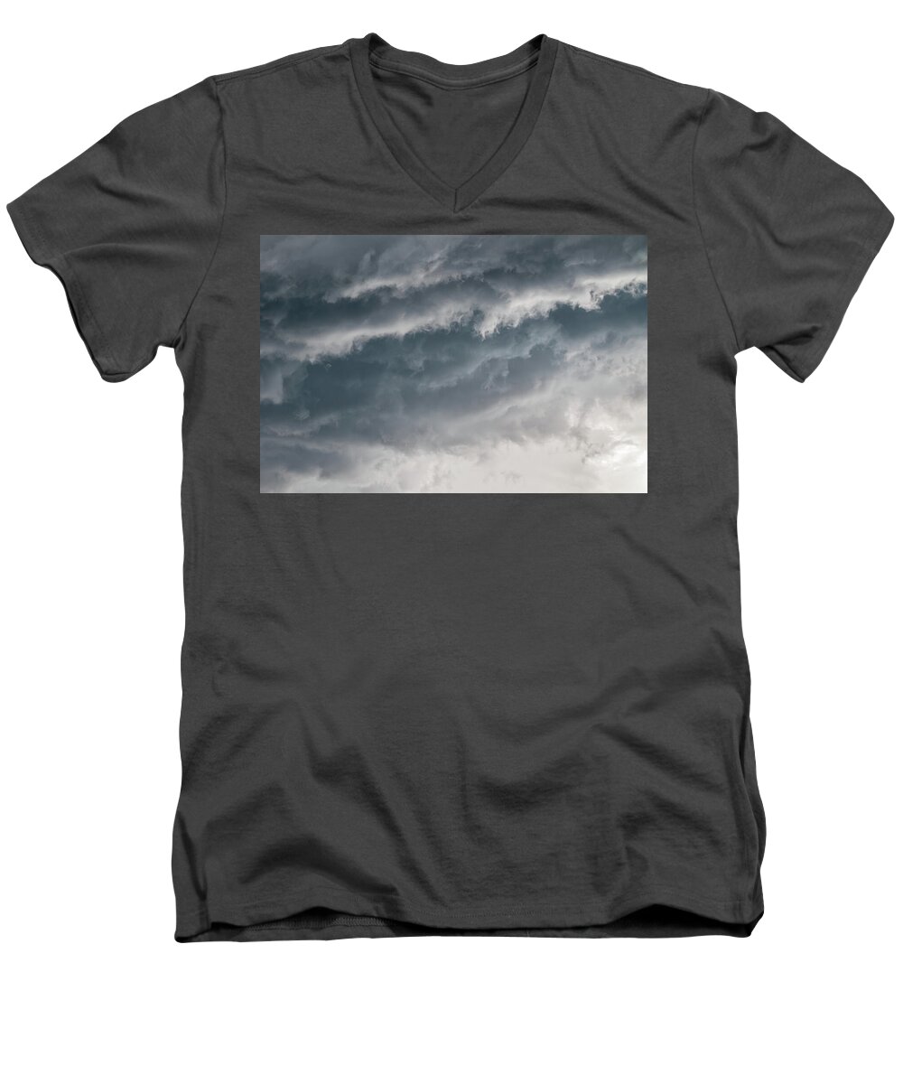Layers Men's V-Neck T-Shirt featuring the photograph Layers - by Julie Weber