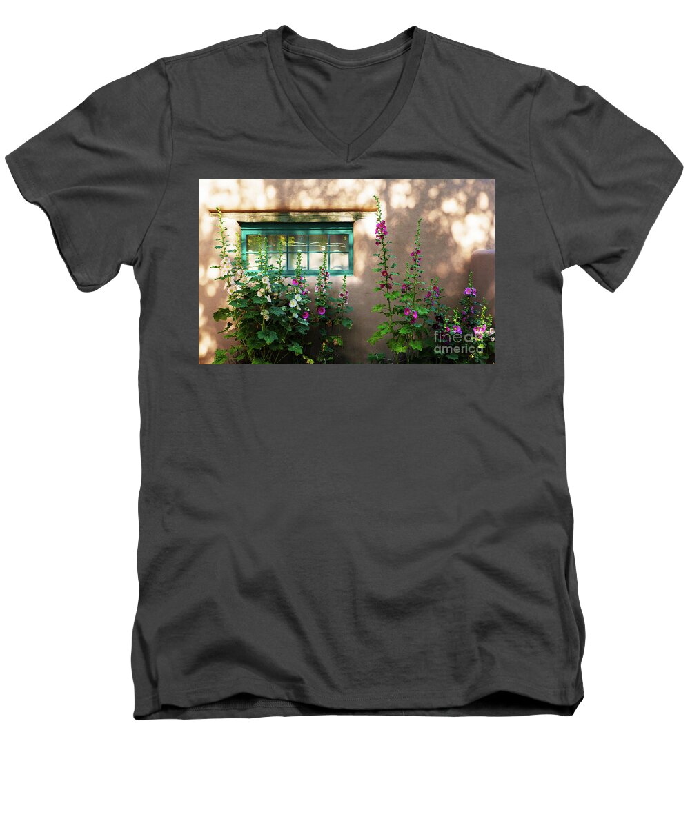Culture Men's V-Neck T-Shirt featuring the photograph Tilting Summer In by Roselynne Broussard