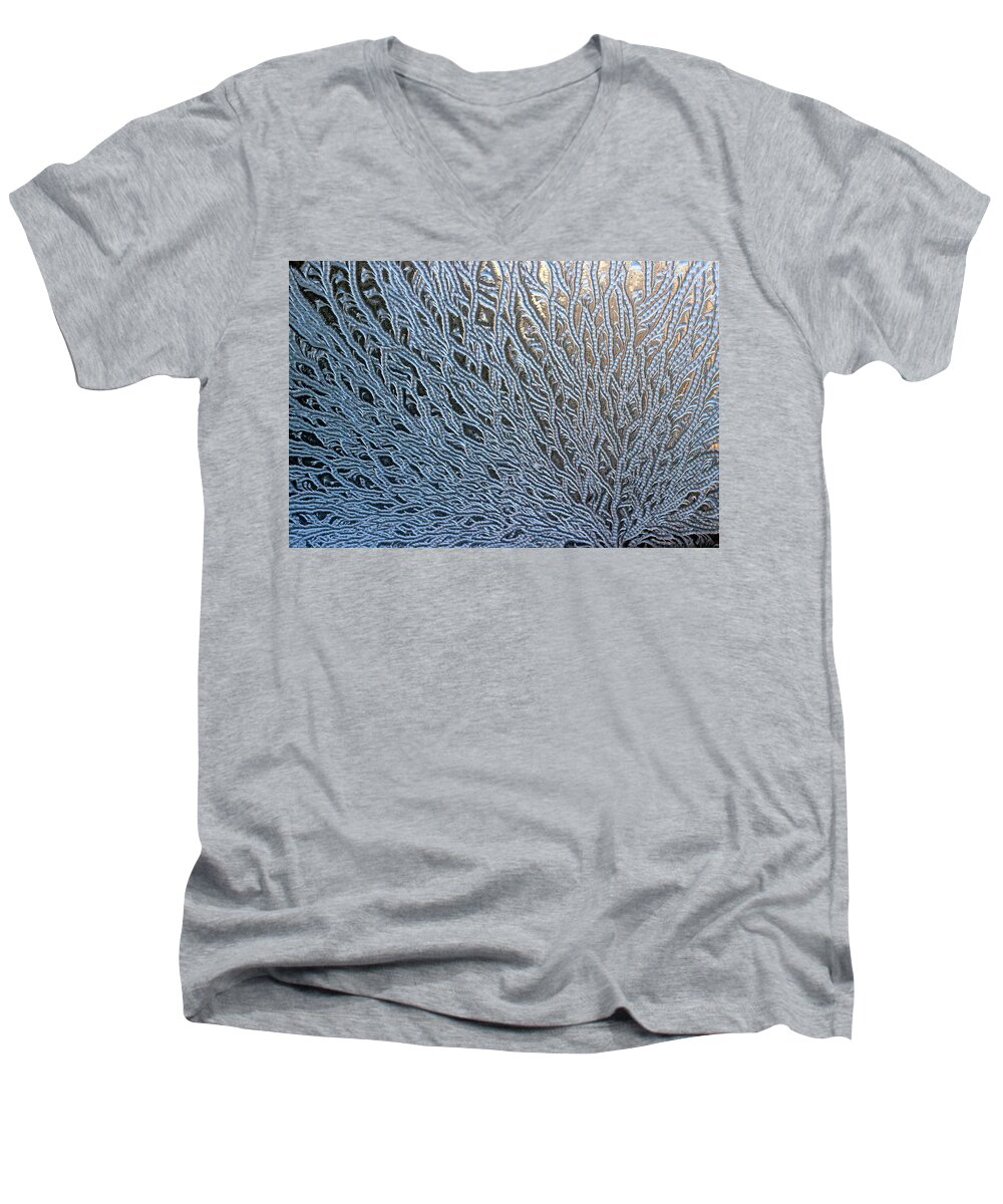 Frost Men's V-Neck T-Shirt featuring the photograph Beautiful Chaos by David Pickett