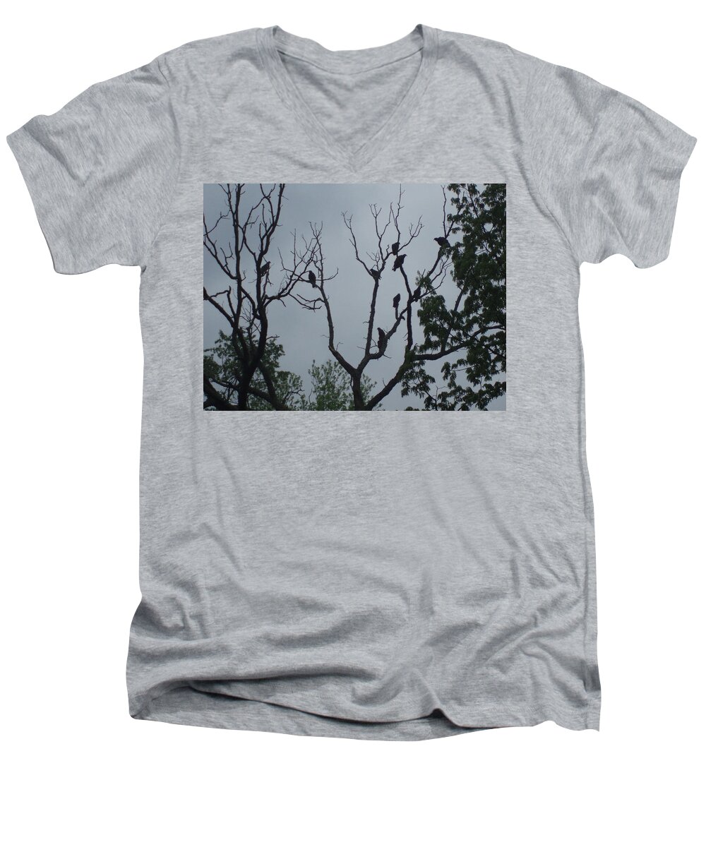 Nature Men's V-Neck T-Shirt featuring the photograph Birds by Fortunate Findings Shirley Dickerson