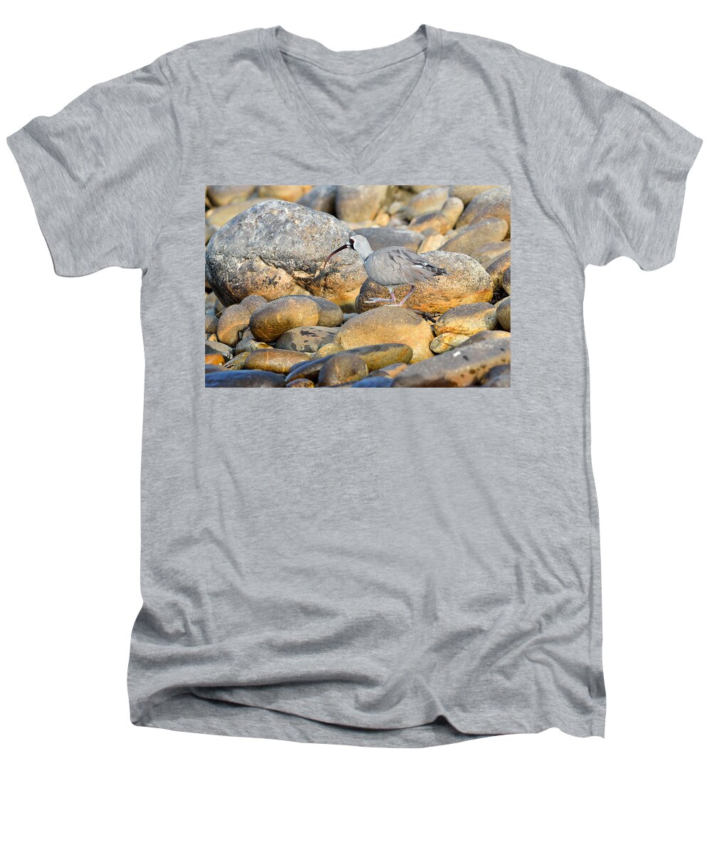 Nature Men's V-Neck T-Shirt featuring the photograph Camouflage by Fotosas Photography