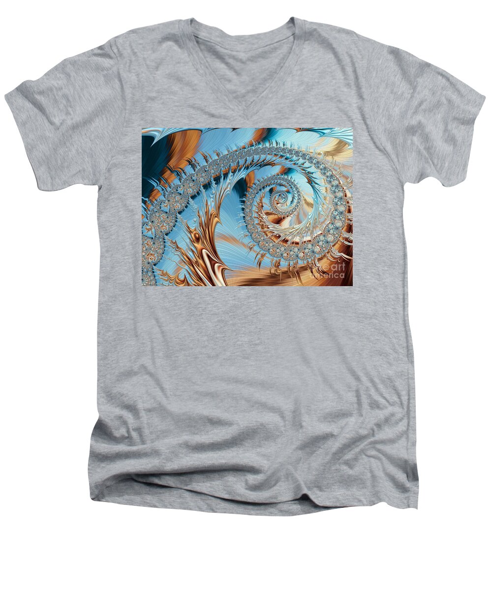 Background Men's V-Neck T-Shirt featuring the photograph Catch A Wave by Heidi Smith