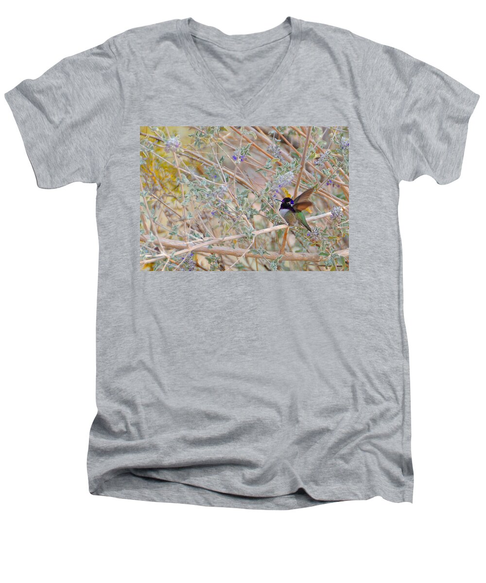 Hummers Men's V-Neck T-Shirt featuring the photograph Costas Country by Lynn Bauer