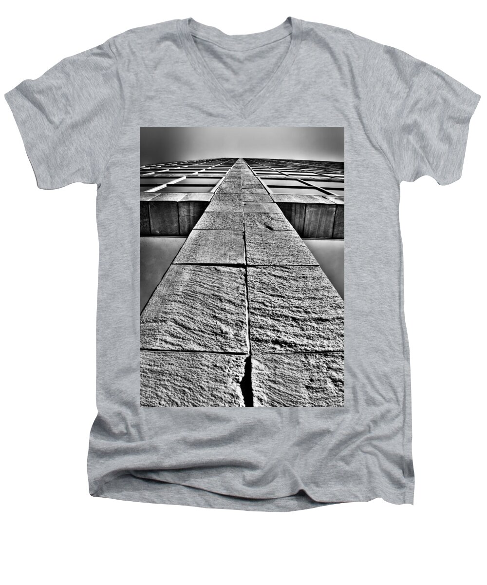 Cross Men's V-Neck T-Shirt featuring the photograph Cross by Mark Alder