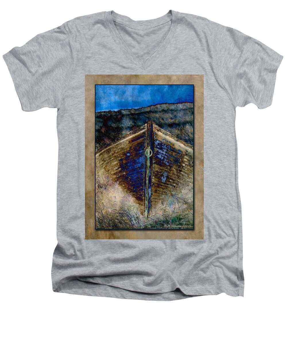 Dory Men's V-Neck T-Shirt featuring the photograph Dory by WB Johnston
