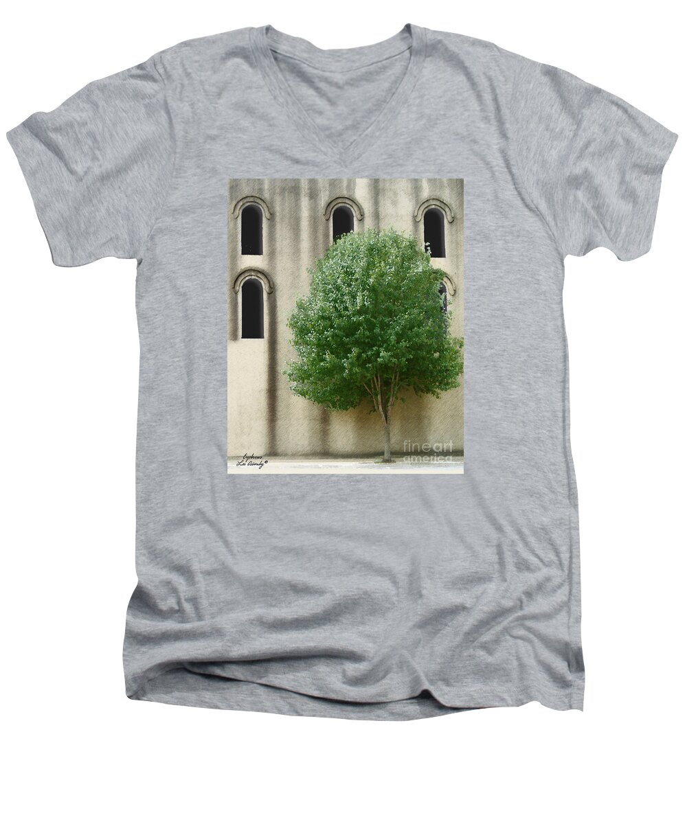 Trees Men's V-Neck T-Shirt featuring the photograph Eyebrows by Lee Owenby