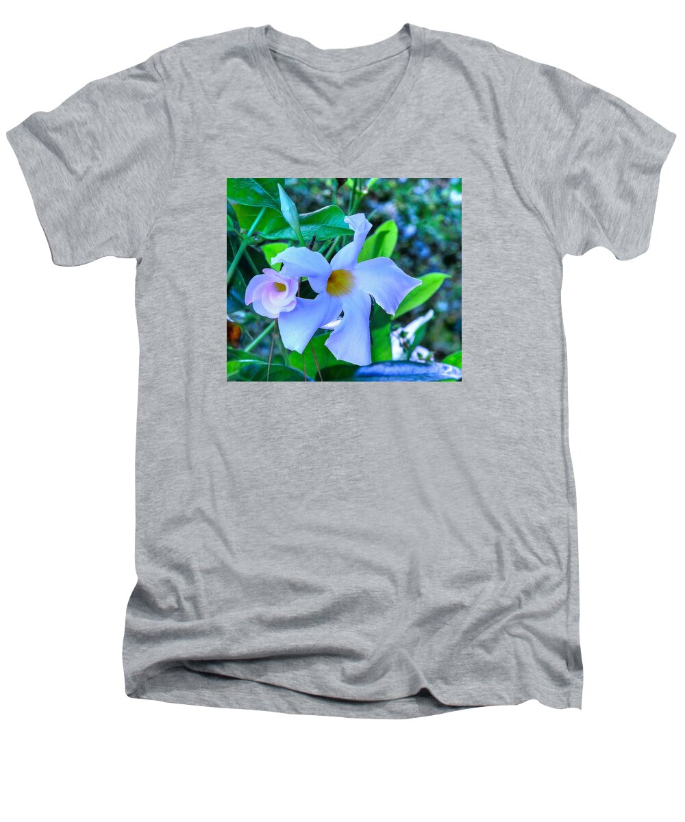 Flower Men's V-Neck T-Shirt featuring the photograph Flower 14 by Albert Fadel