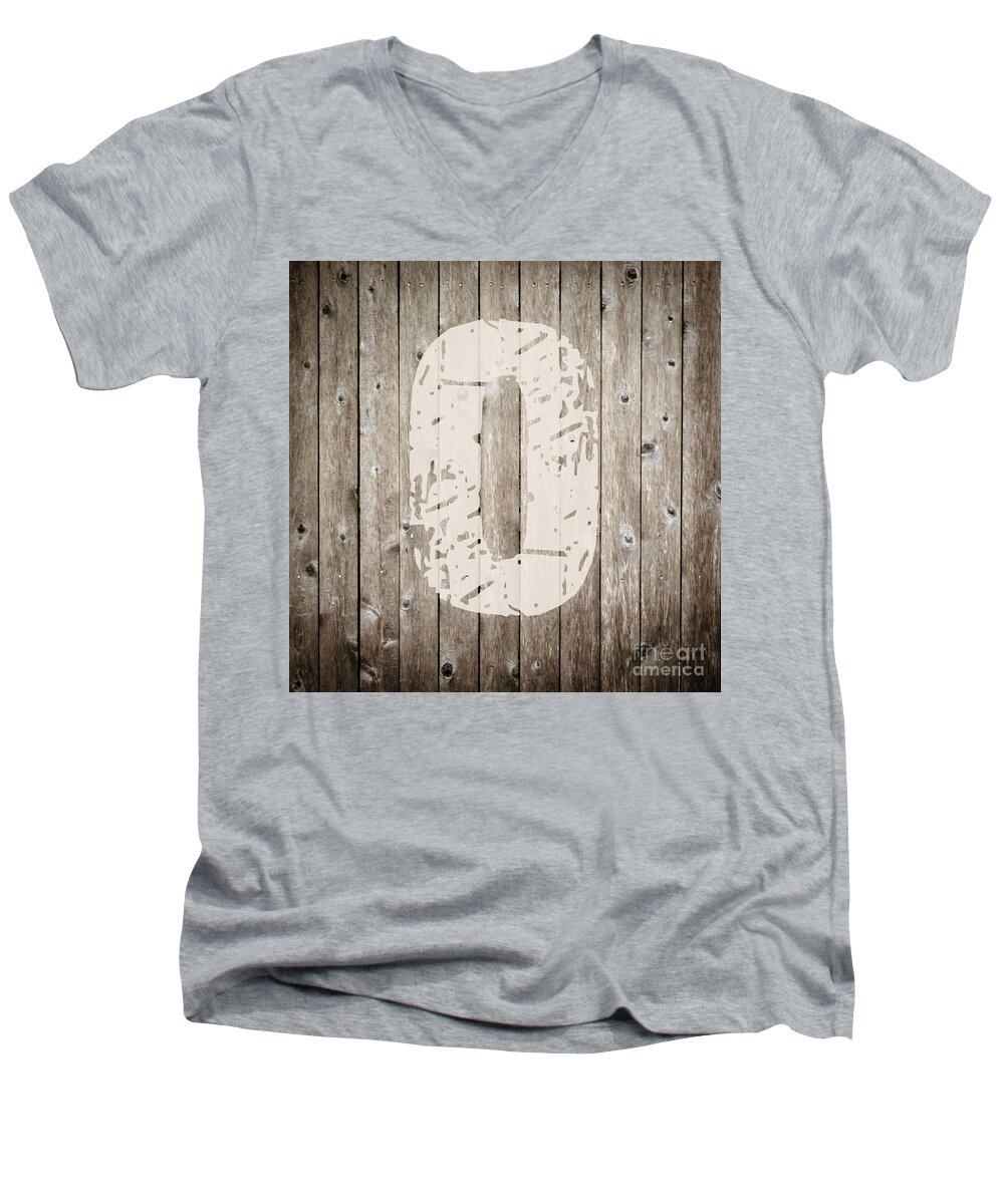 White Men's V-Neck T-Shirt featuring the photograph O by Andrea Anderegg